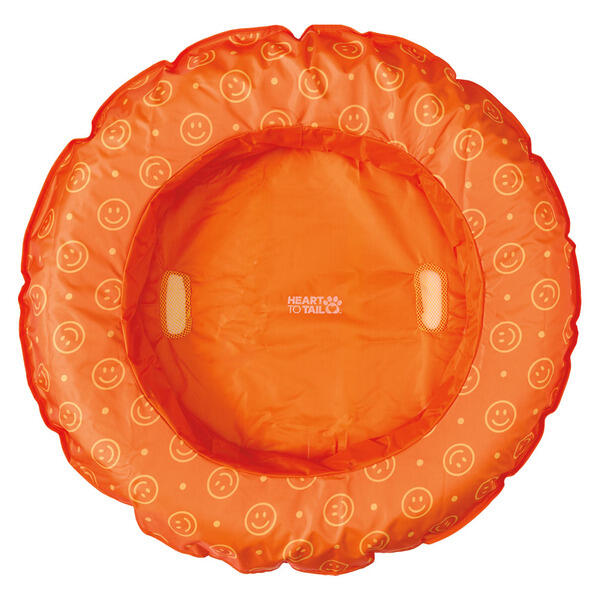 Heart to Tail Orange Pet Pool Float