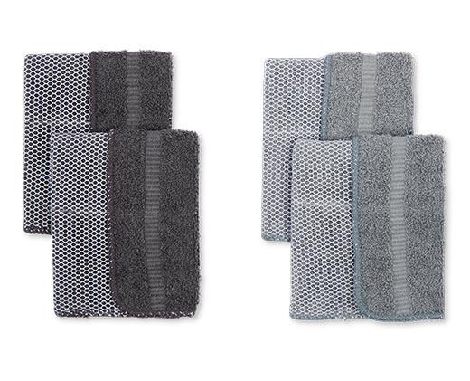 Huntington Home 4Pk Bar Mop Towels or 4Pk Scrubber Dishcloths
