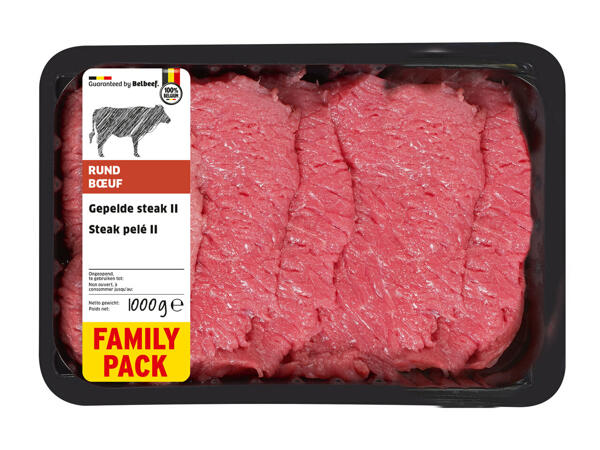 Steaks pelés