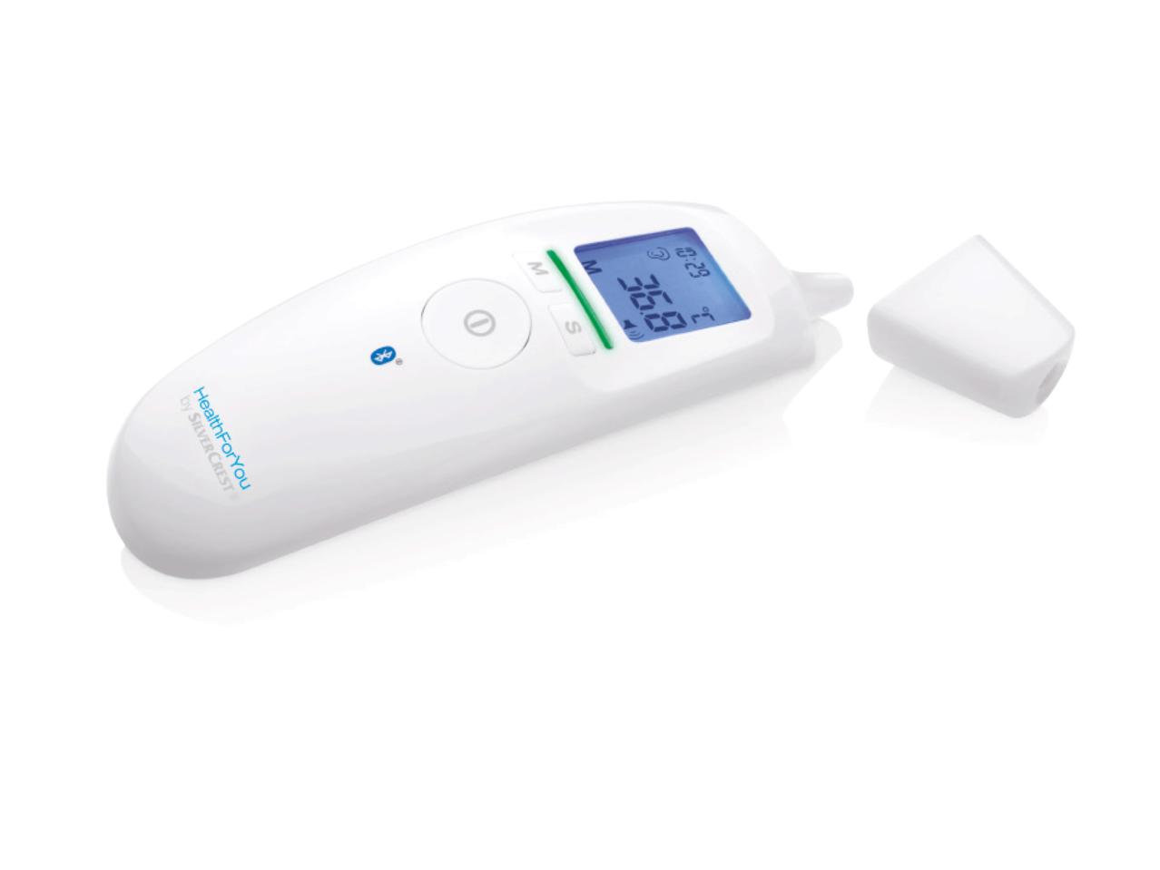 SILVERCREST PERSONAL CARE Bluetooth 6-in-1 Multi-Function Thermometer