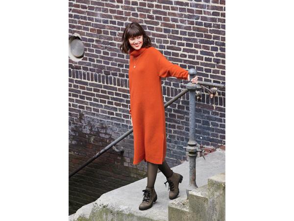 Ladies' Chunky Knit Jumper Dress