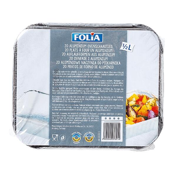 FOLIA(R) 				Aluminium ovenschaaltjes