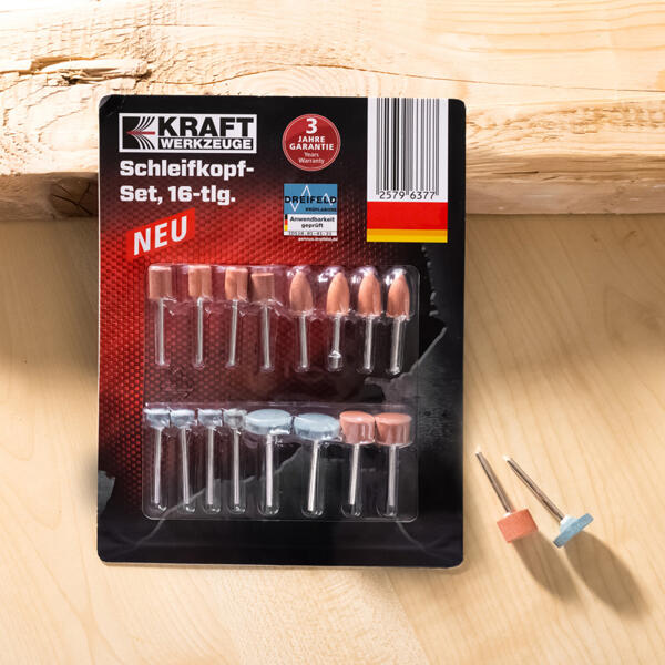 Schleifkopf-Set 16-tlg.