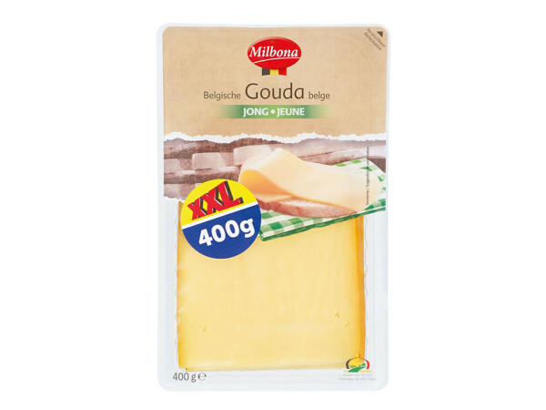Gouda belge en tranches