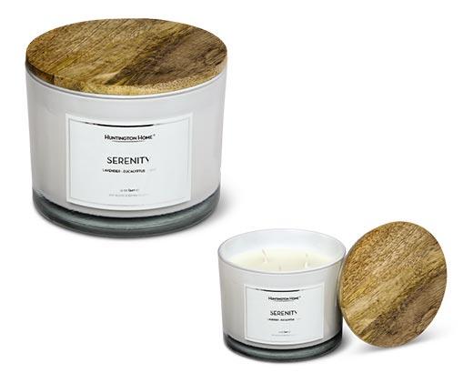Huntington Home 
 Wood Lid Candle
