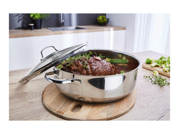 Ernesto 28cm Stainless Steel Casserole