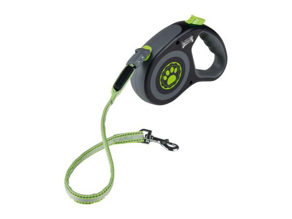Zoofari LED Light-Up Retractable Lead - Green