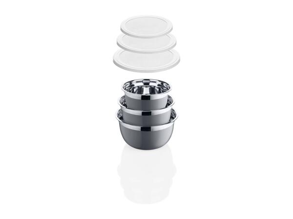 Ernesto Stainless Steel Bowls - Set of 3