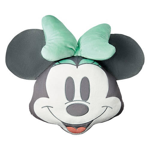 16" X 16" Minnie Face Shaped Pillow