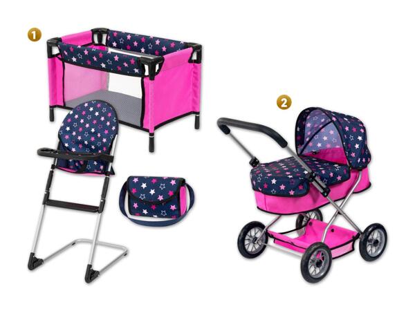 Puppenwagen/​-Zubehör-Set