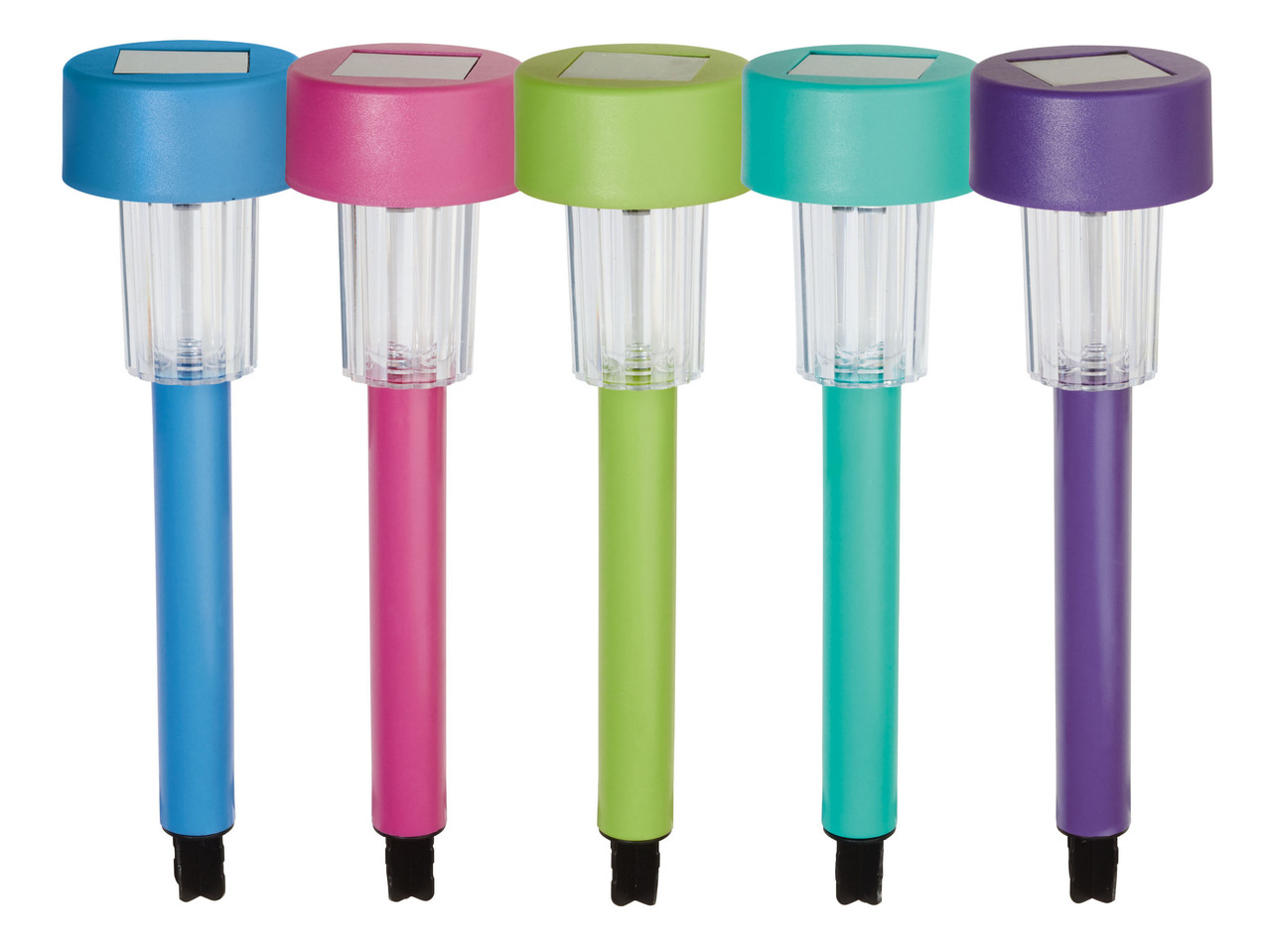 Solar-Powered LED Lamp with Picket
