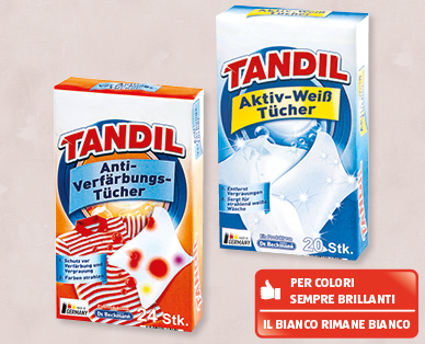 Foglietti acchiappacolore/bianco attivo TANDIL