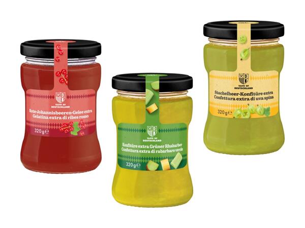 Pâtes à tartiner aux fruits extra