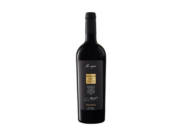 La Cupa Brindisi DOP Riserva, Italian