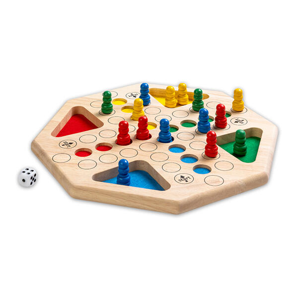 Holz-Spiel "Ludo"