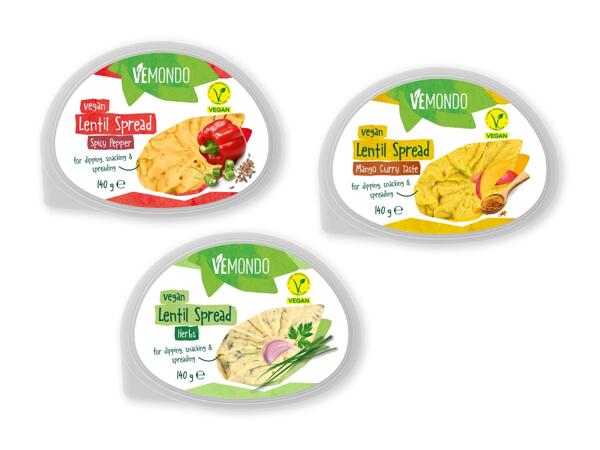 VEMONDO Vegansk linsespread