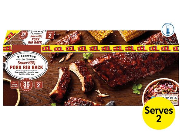 Birchwood Smoky BBQ Pork Rib Rack