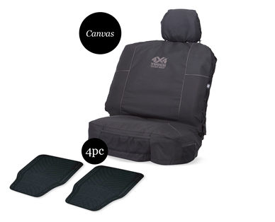 4PC CAR SEAT COVER SETS WITH FLOOR MATS