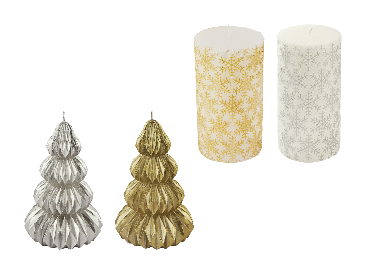 Bougie cylindrique/ bougie à motif