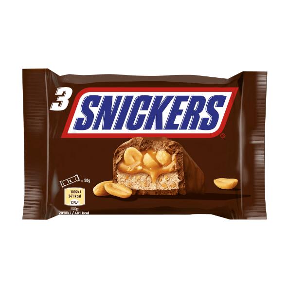 Snickers 				Snack de Chocolate