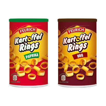 Kartoffelringe i dåse