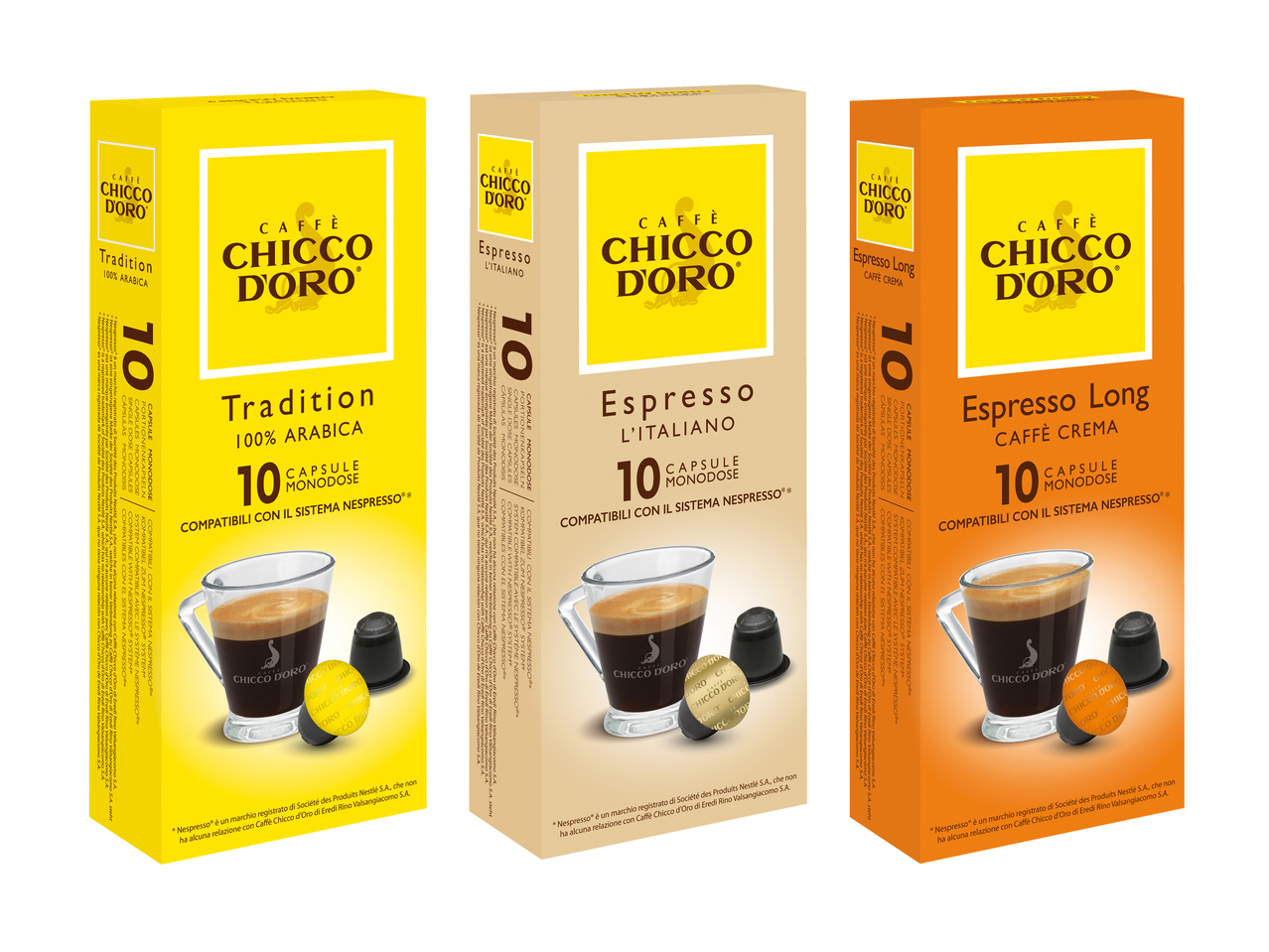 Capsules de café Chicco d'Oro