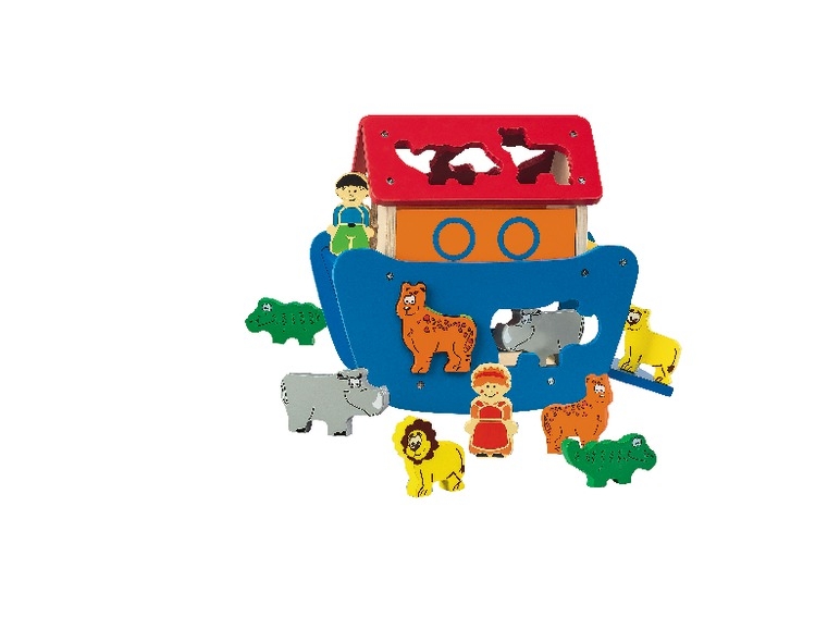 "Noah's Ark" Shape Sorting Game or Marble Run