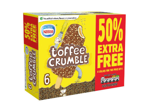 TOFFEE CRUMBLE ICE CREAM