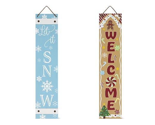 Merry Moments Reversible Porch Sign