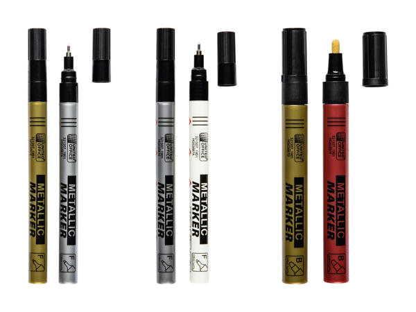 UNITED OFFICE(R) Permanent marker 2-pak