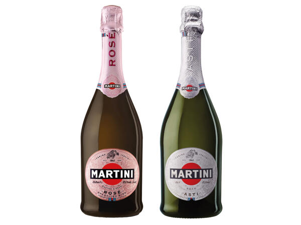 Martini Asti oder Sekt Rose