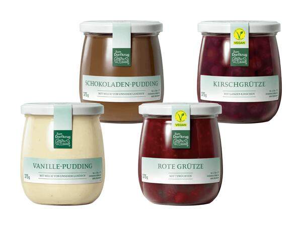 Grütze oder Pudding