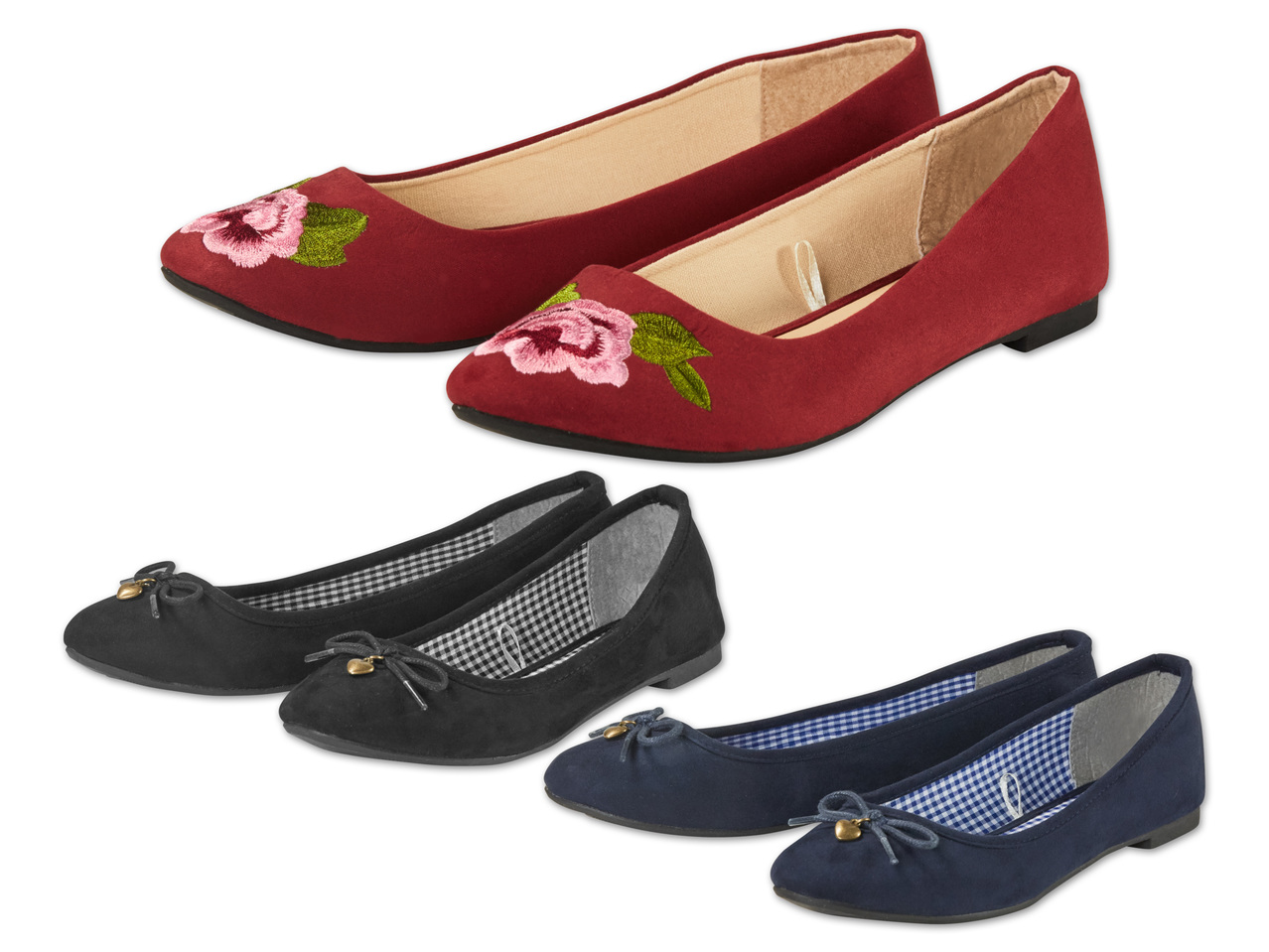 ESMARA(R) Damen Trachten-Ballerinas1