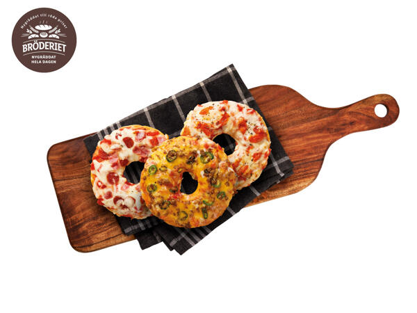Mini pizza donut