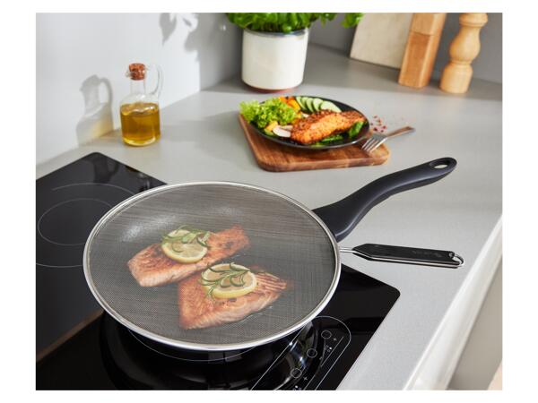 Stainless Steel Splatter Guard Set, Steamer Basket or Funnel