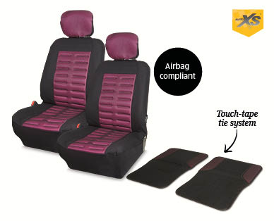 Front Seat Covers with Floor Mats