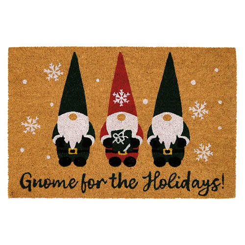 24" x 36" Holiday Coir Mat - Gnomes