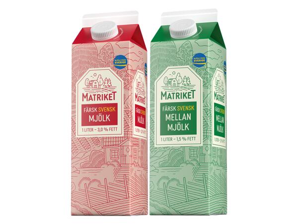 Mellan-/ standardmjölk