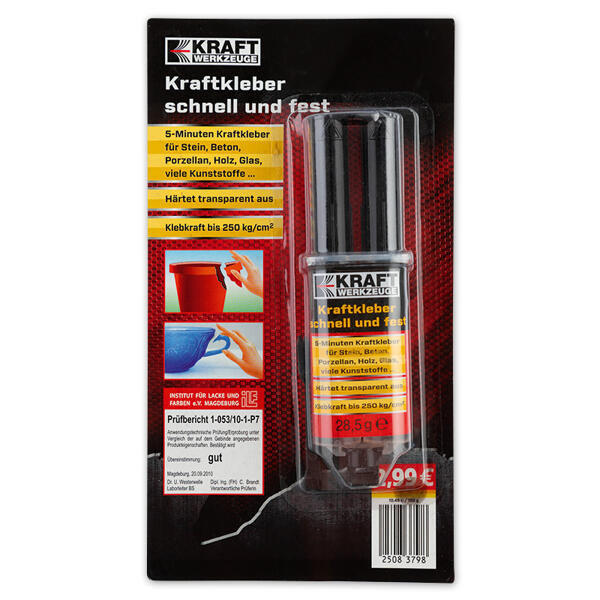 Kraftkleber schnell und fest