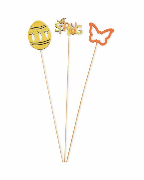 Beautiful Blooms Easter Picks 3 Pack