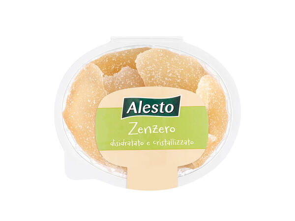 Dry sugared ginger