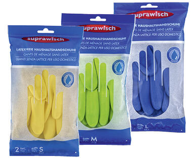 SUPRAWISH 
 GANTS DE MÉNAGE SANS LATEX