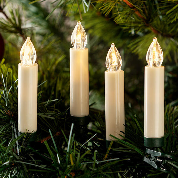 15 kabellose LED Weihnachtskerzen