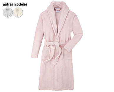 BLUE MOTION 
 PEIGNOIR EN PELUCHE POUR FEMMES