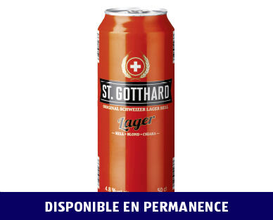 ST. GOTTHARD 
 BIÈRE LAGER BLONDE