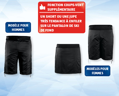 Short/jupe de sports d'hiver pour femmes/hommes CRANE(R)