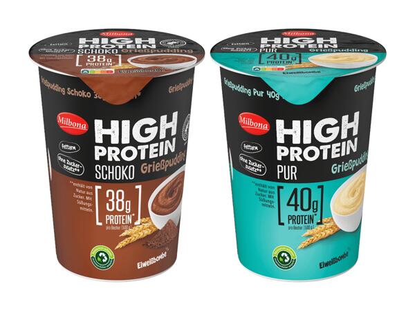 High Protein Grießpudding