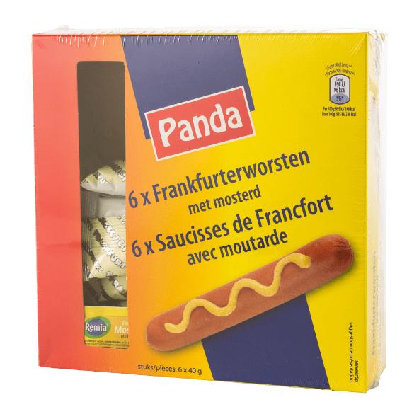 Frankfurter Würstchen mit Senf, 6 St.