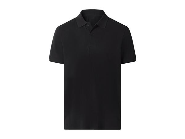 Esmara Men's Black Piqué Polo Shirt