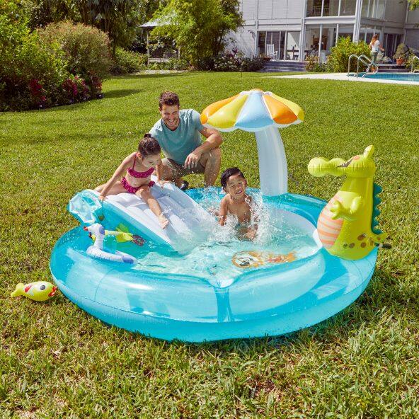 Piscine gonflable avec accessoires